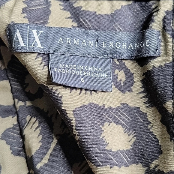 ARMANI EXCHANGE Strapless‎ Leopard Print Dress Size 6 - Picture 7 of 7
